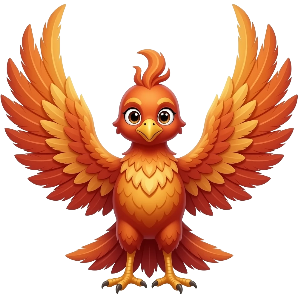 pheonix , facing center emoji
