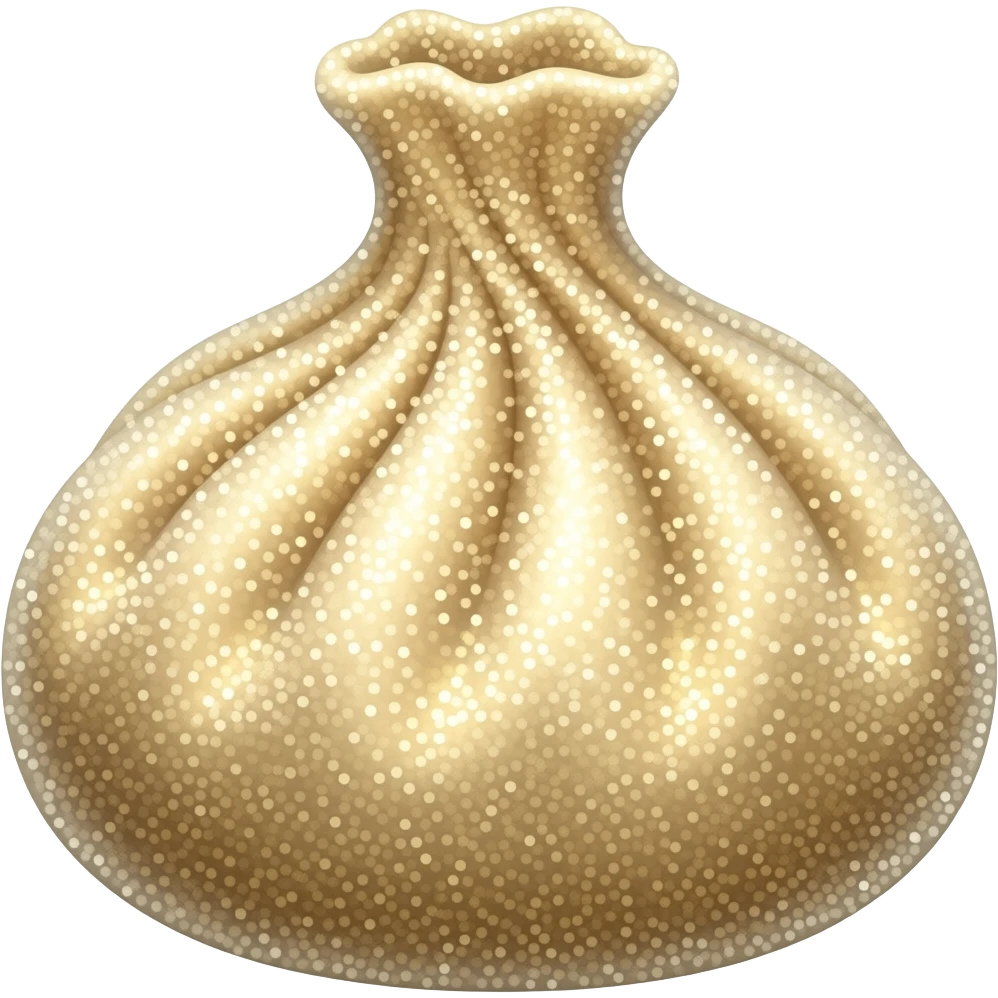 glitter dumpling emoji