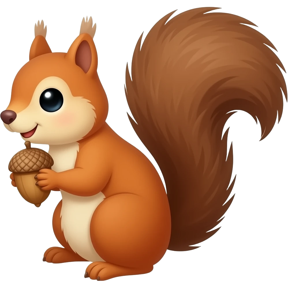 make an emoji of acron food for squirrel emoji