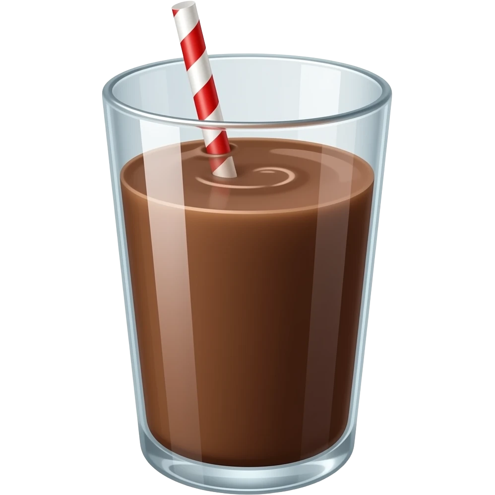 Chocolate milk emoji