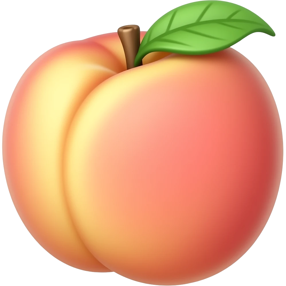 Peach emoji
