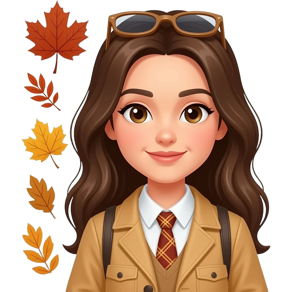Fall aesthetic preppy emoji
