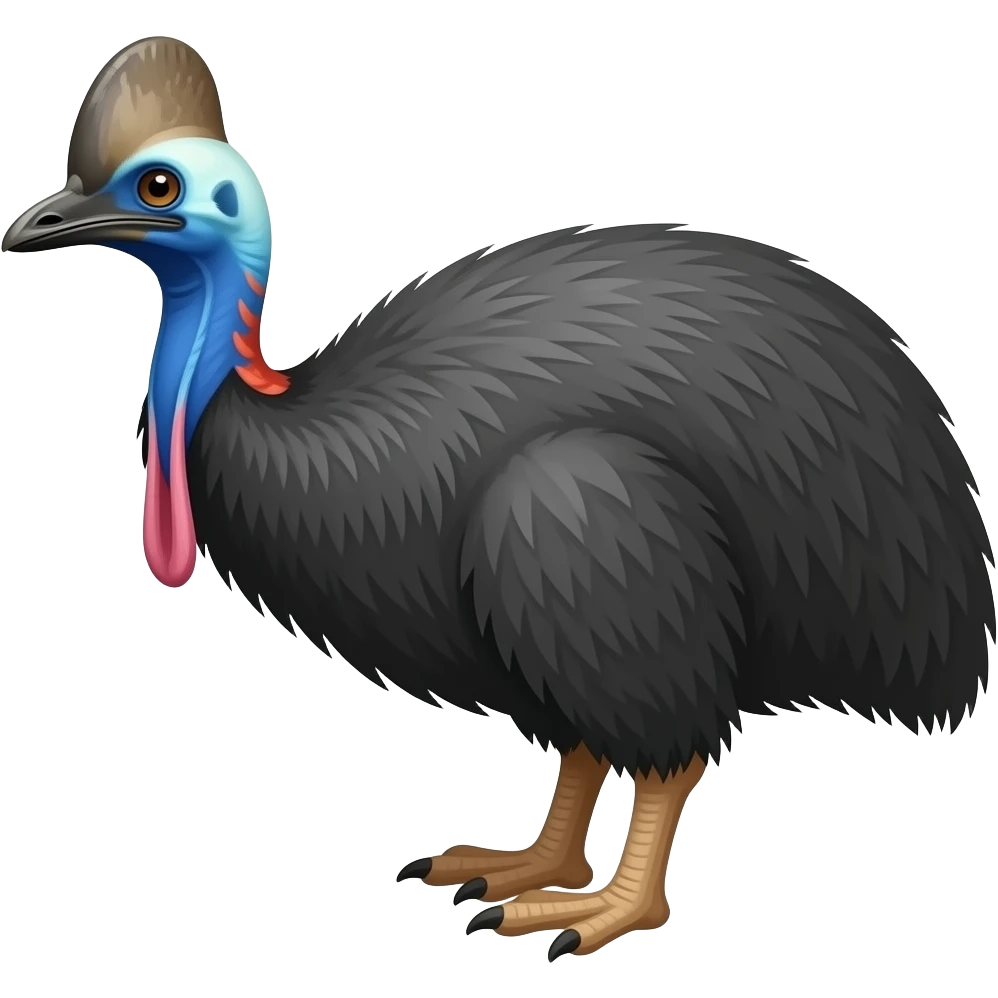 Cassowary emoji