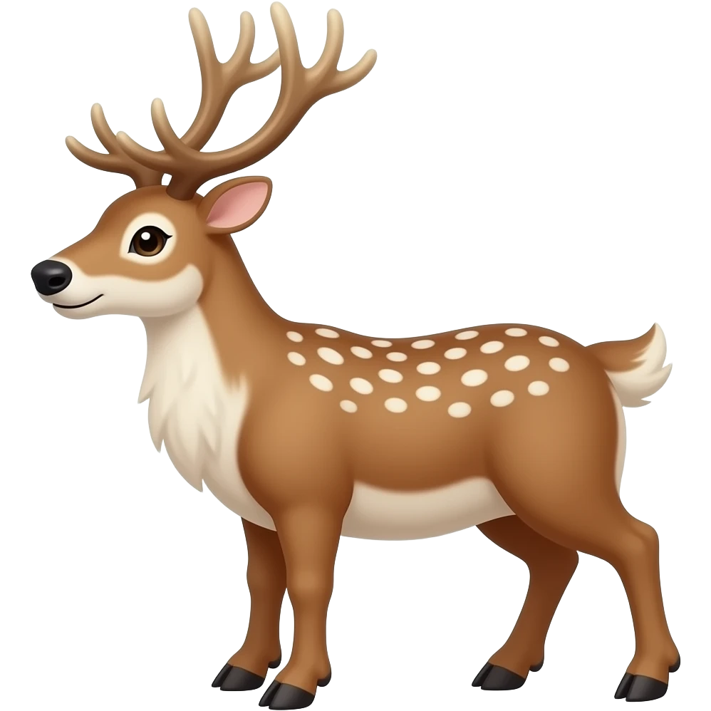 reindeer emoji