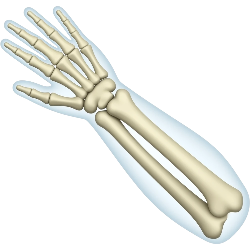 arm bones emoji