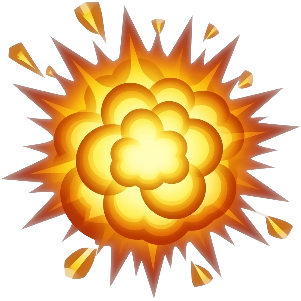 explosion emoji
