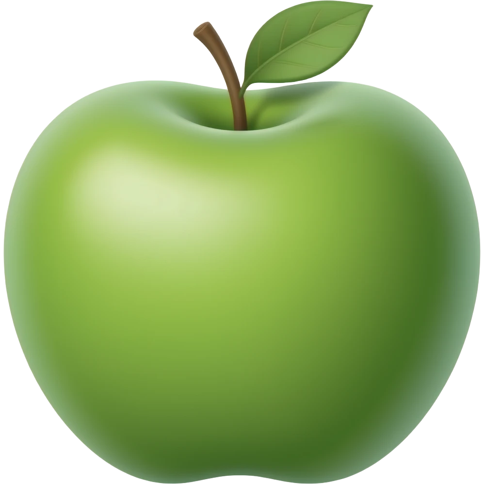 green apple emoji