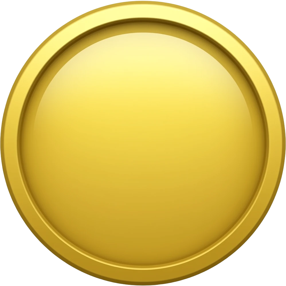 only half gold emoji