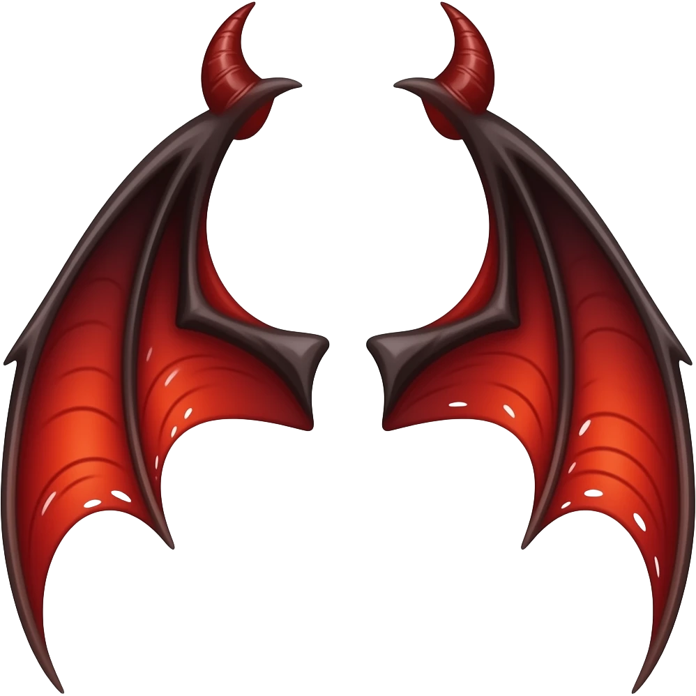 Devil wings emoji