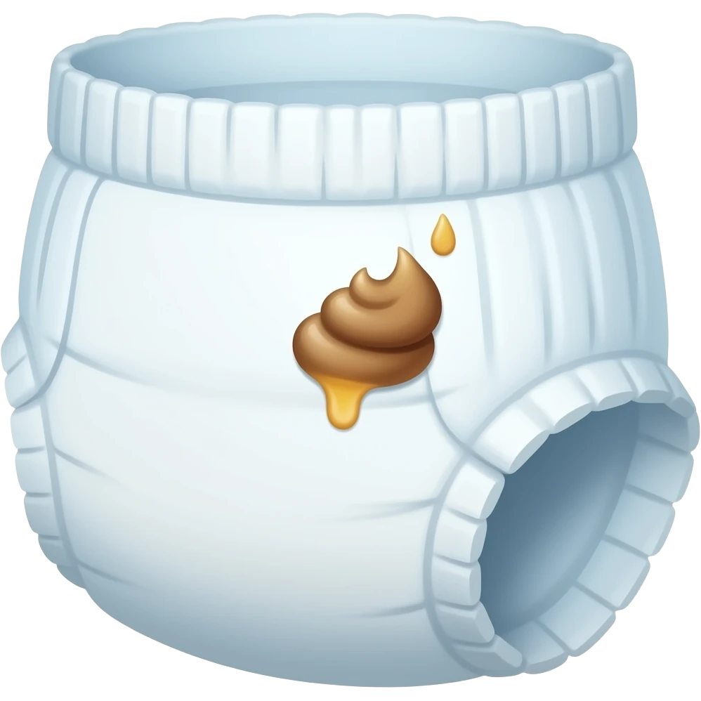 diaper full of poop emoji