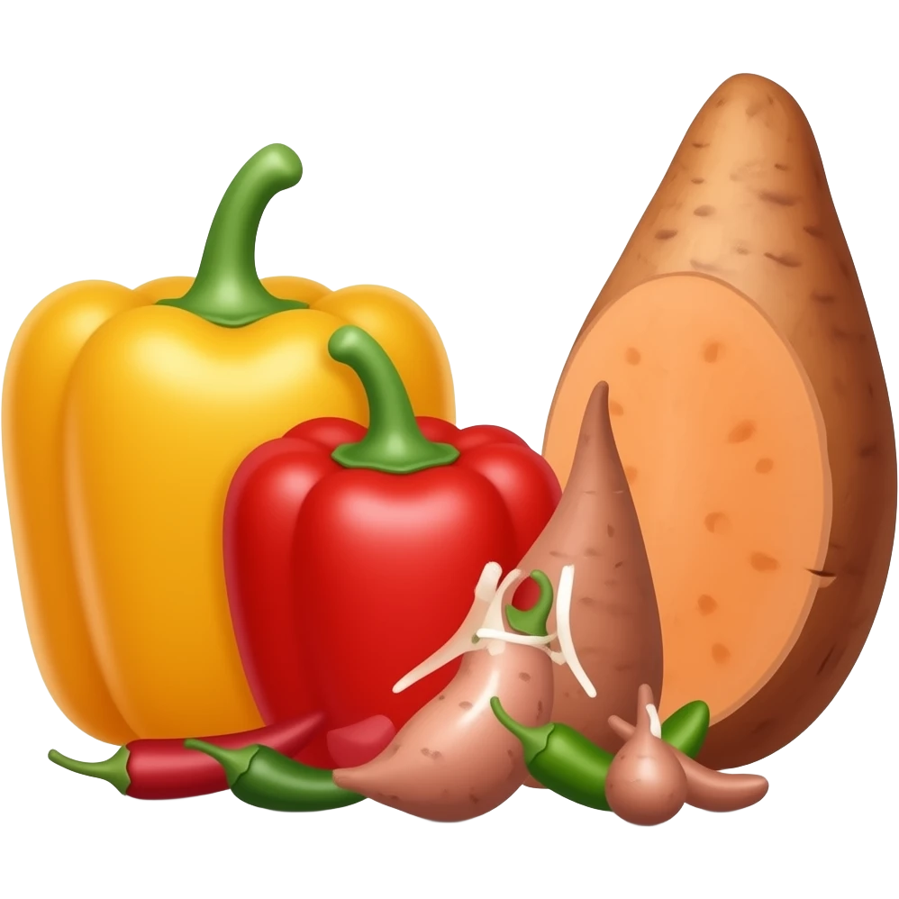 🌶️mix with 🍠 emoji