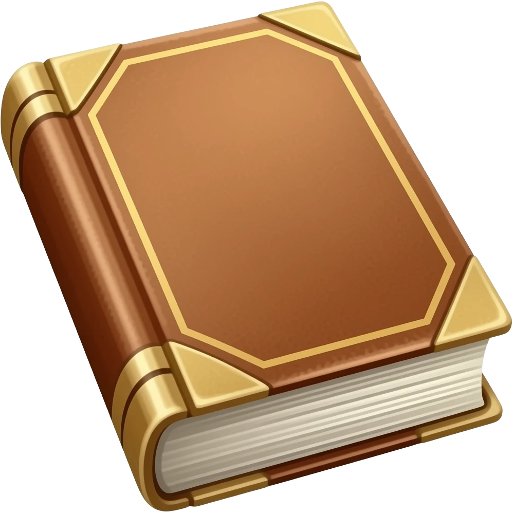 old closed book emoji