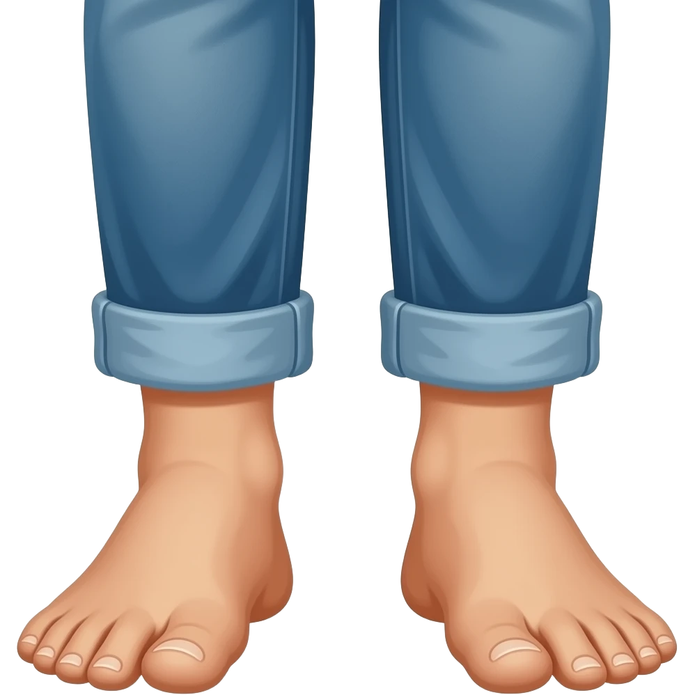 Someone feet emoji