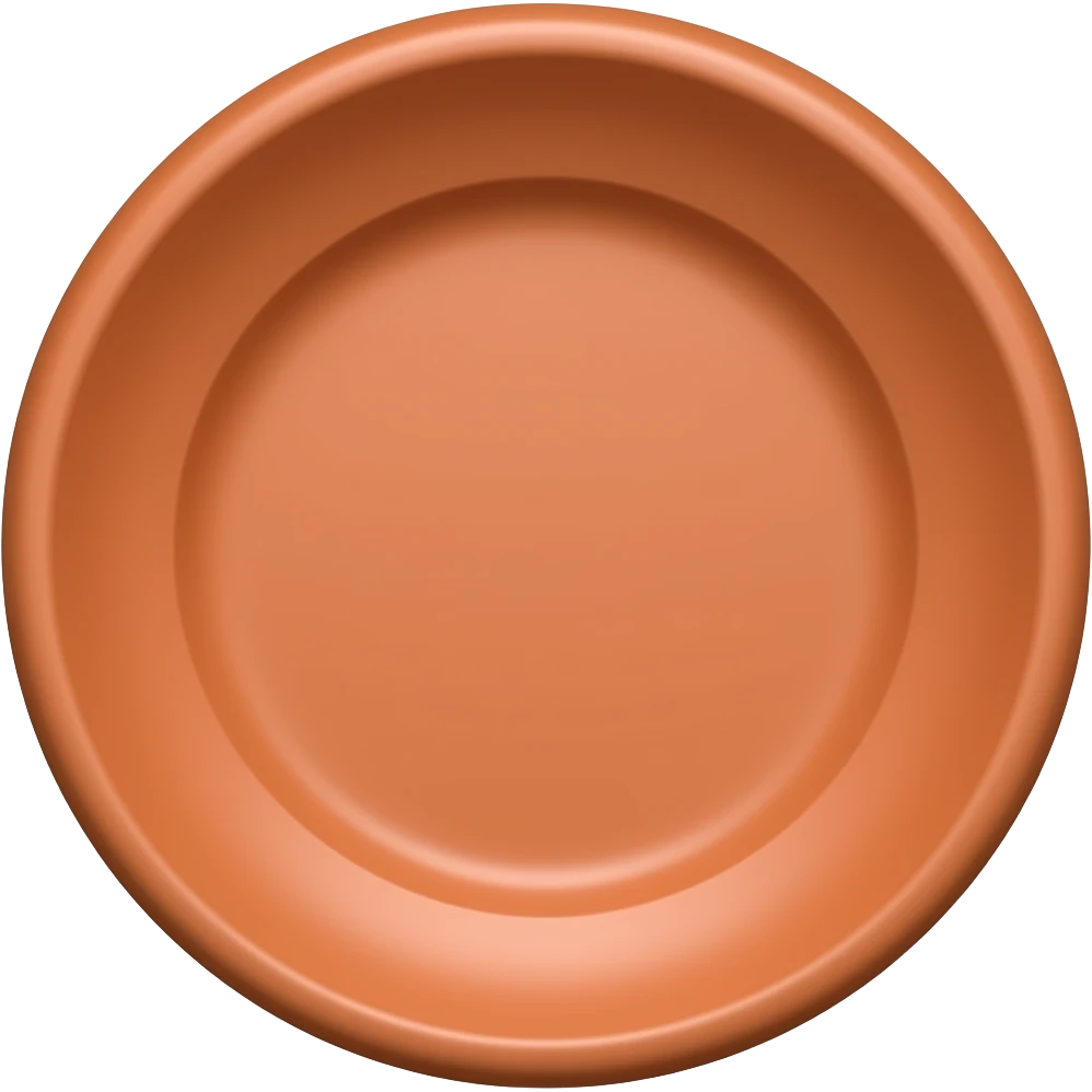 orange clay disk emoji