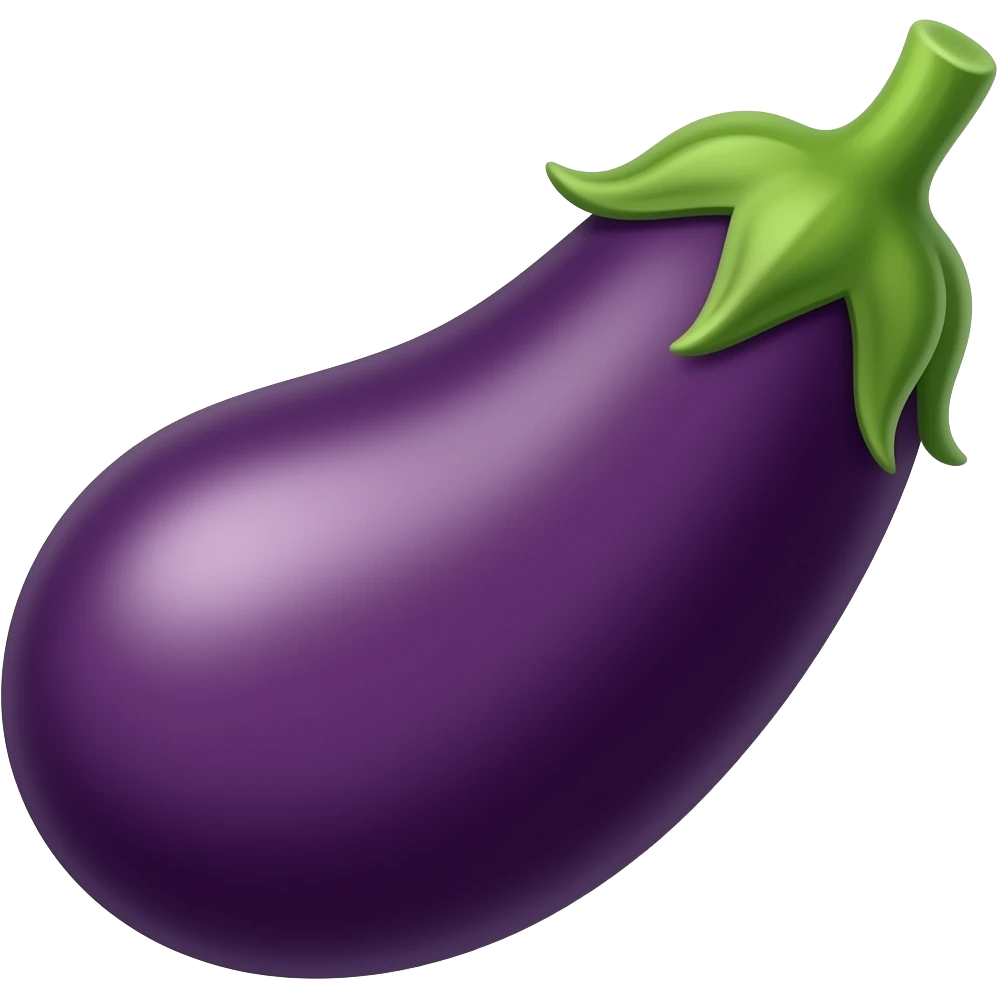 make it a eggplant emoji