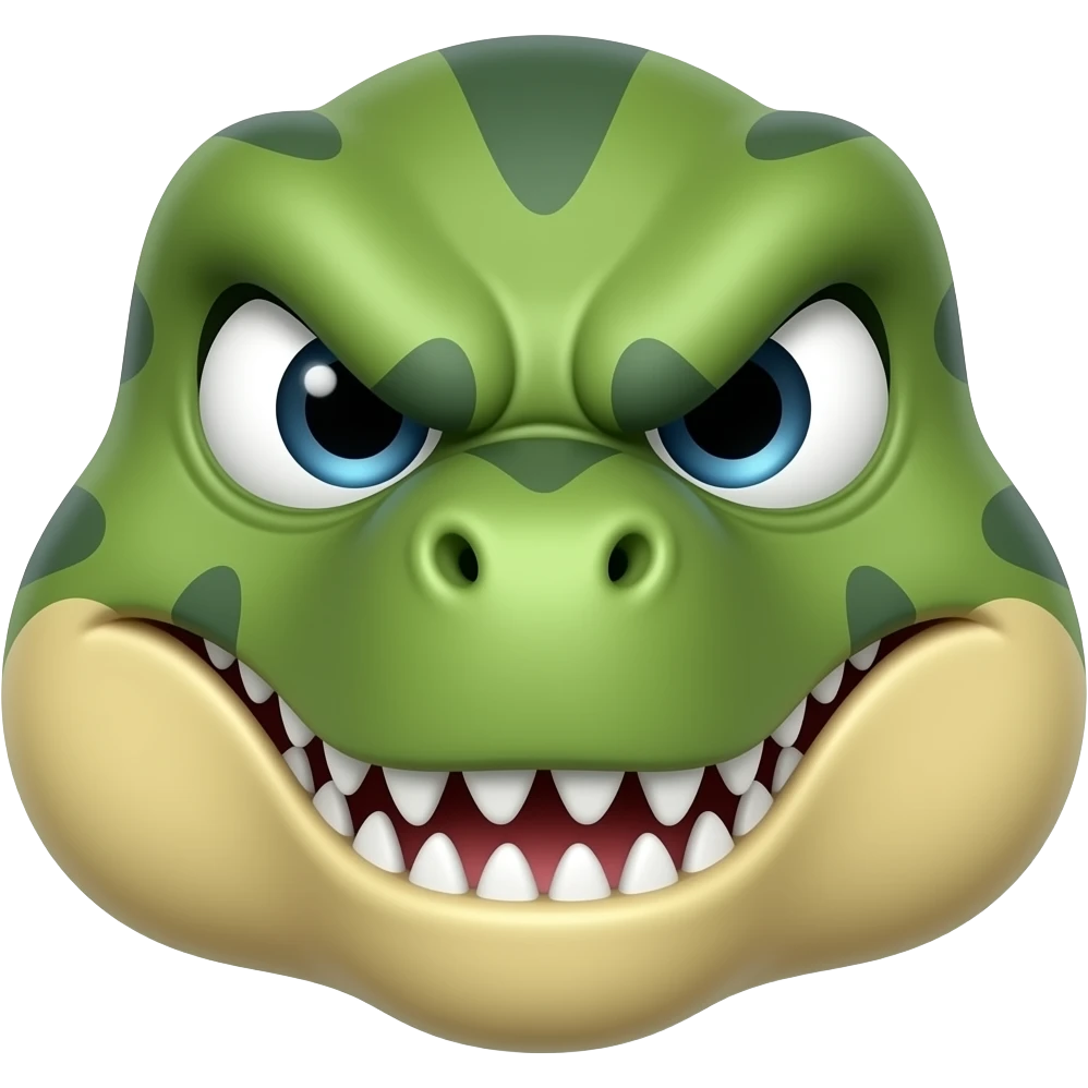 emoji dinosaur angry face emoji