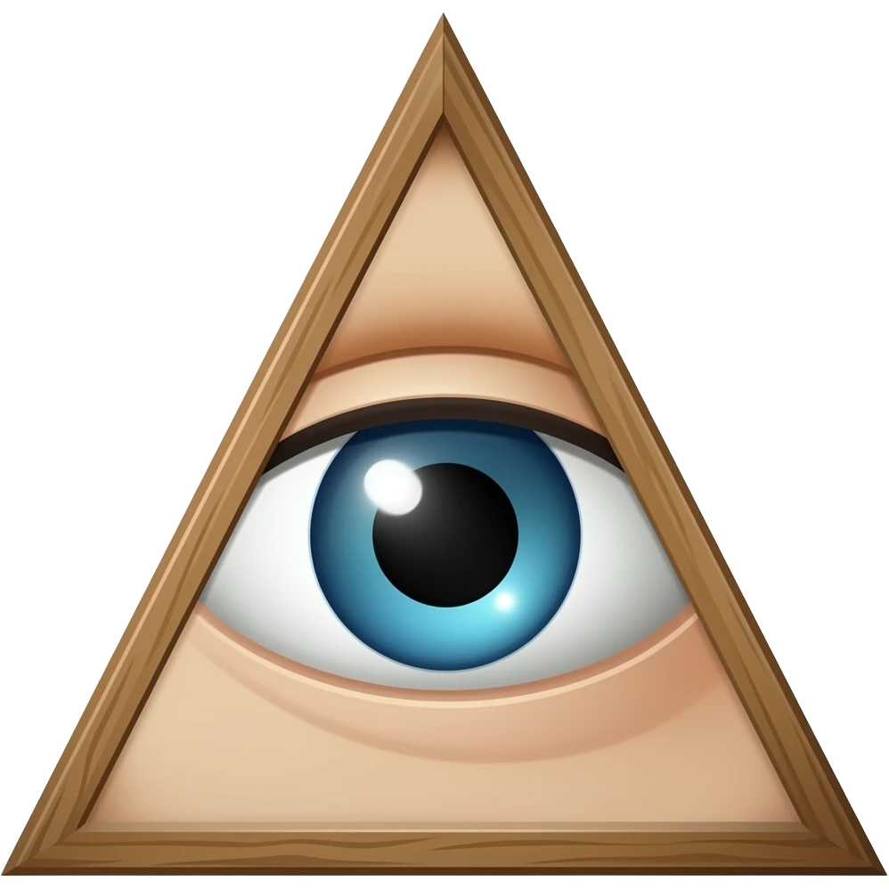 👁️ + ∆ half half emoji