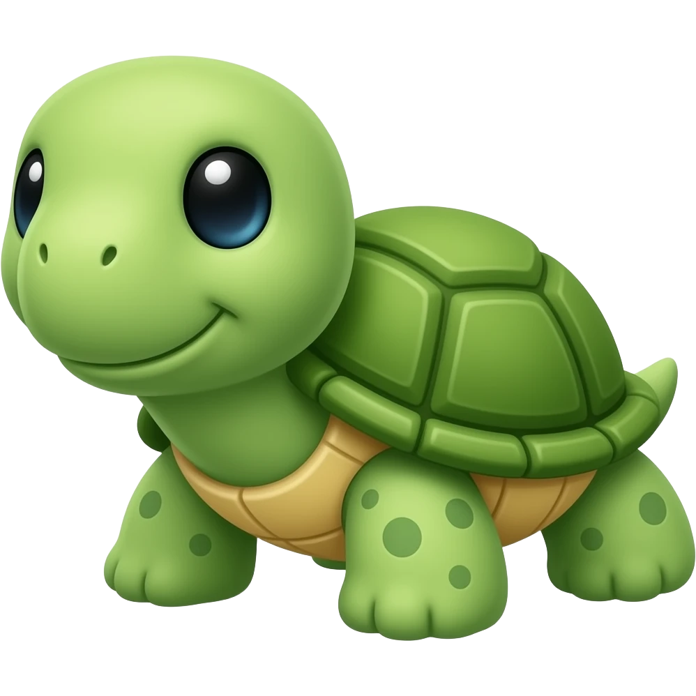 green turtle  stuffed animal emoji