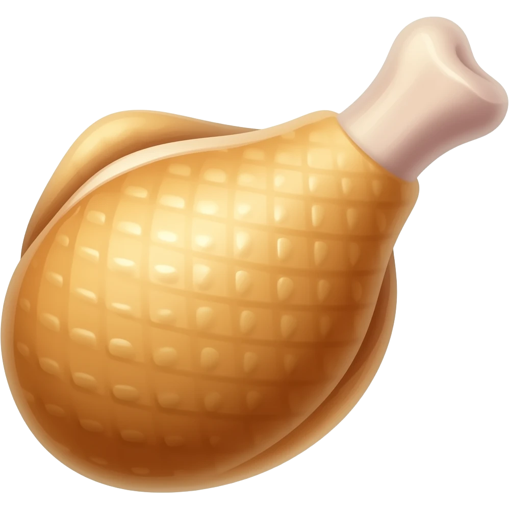 chicken thigh emoji