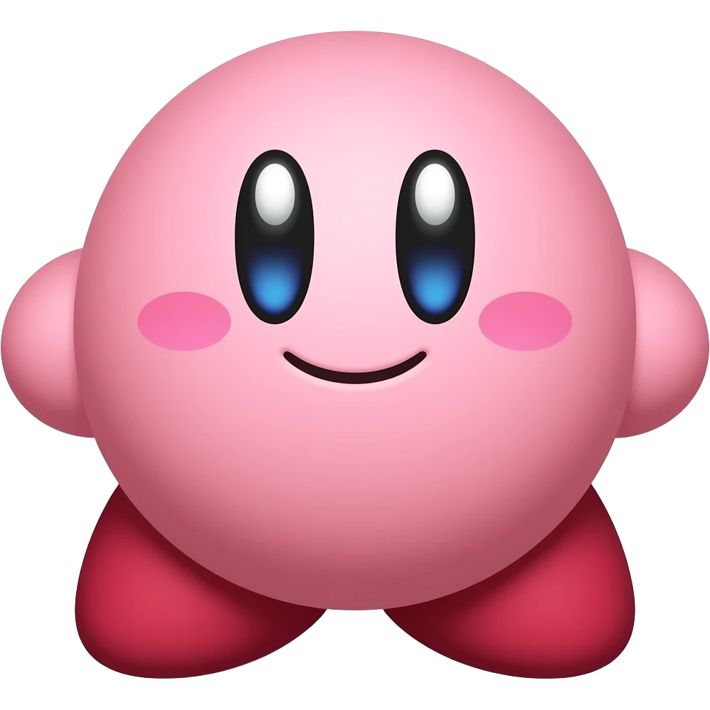 Kirby ist glücklich emoji