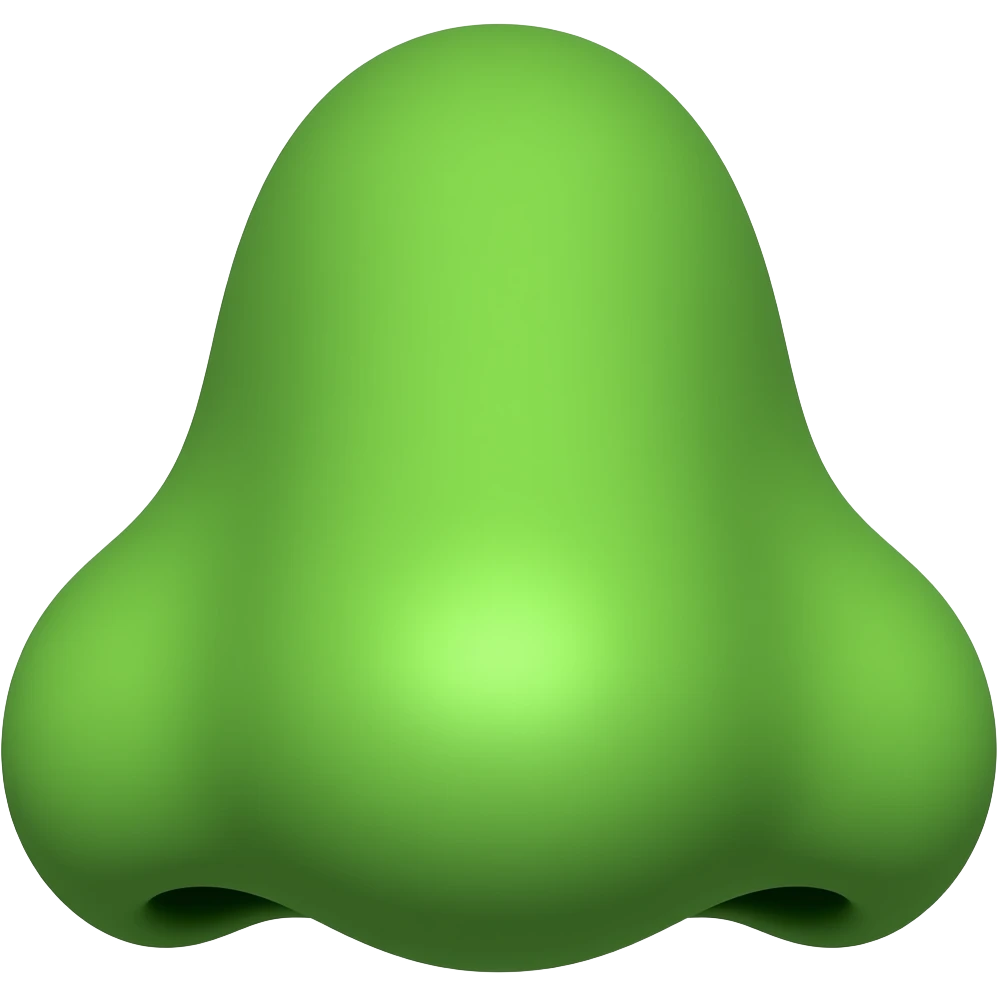 Green Nose emoji
