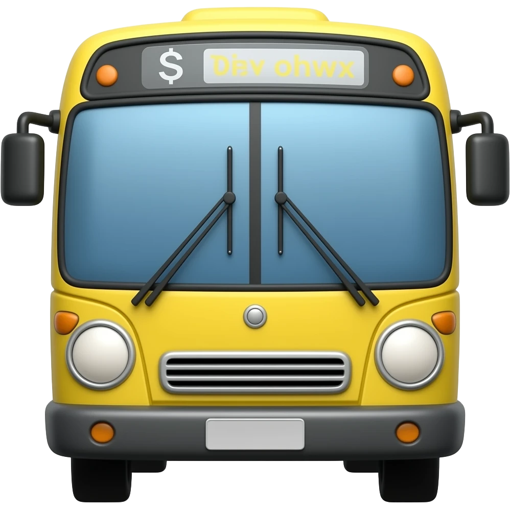 Bus emoji