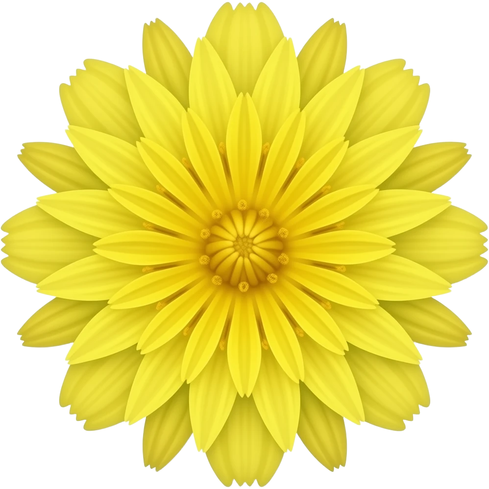 Dandelion yellow flower emoji