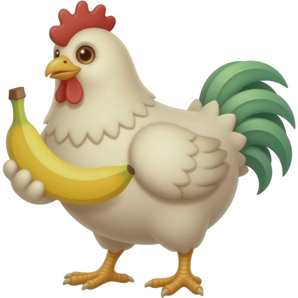 Chicken bannana emoji