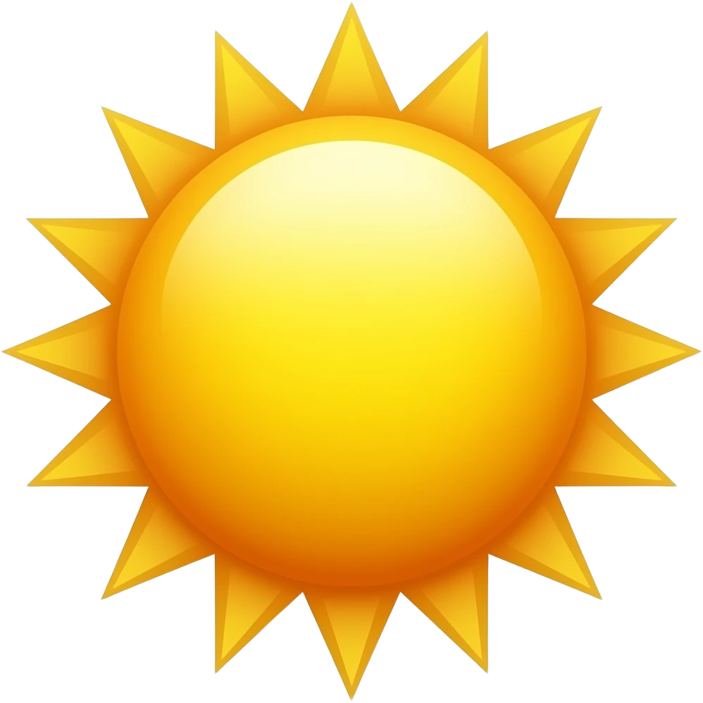 Sun emoji