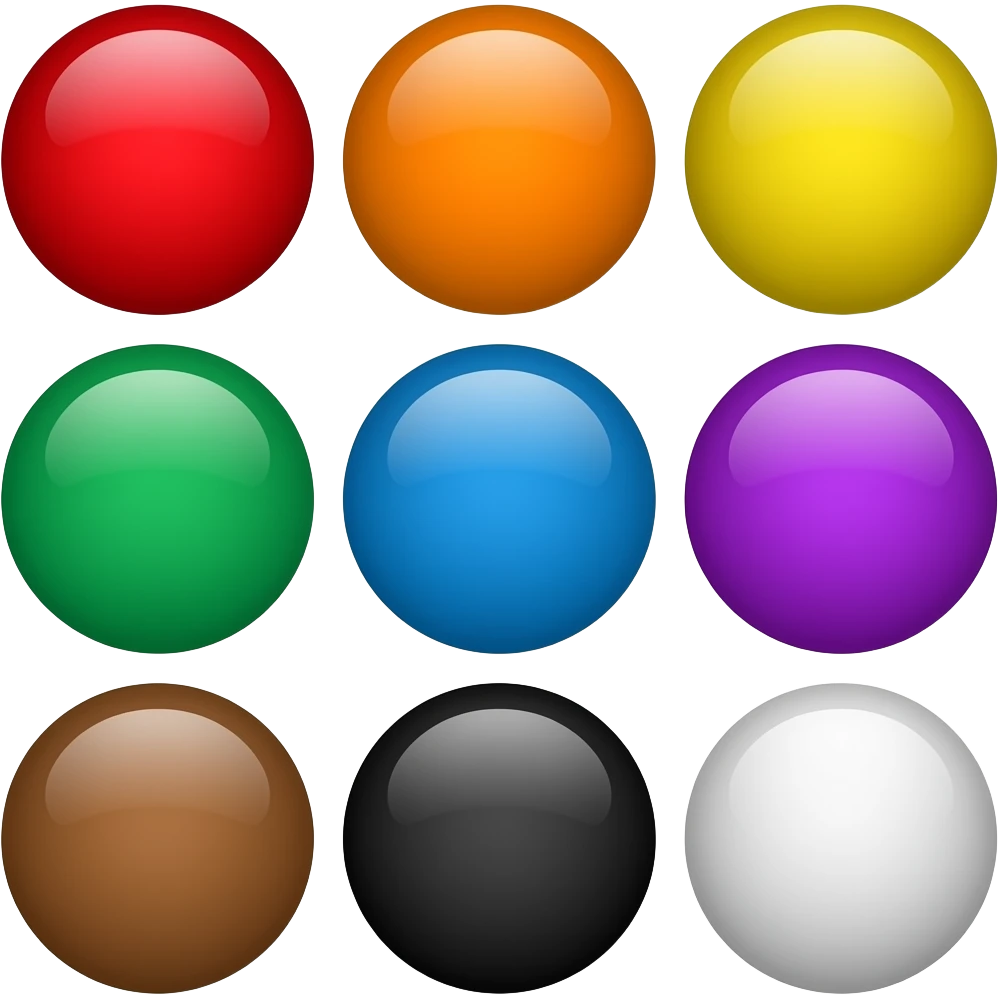 🔴🟠🟡🟢🔵🟣🟤⚫⚪ emoji
