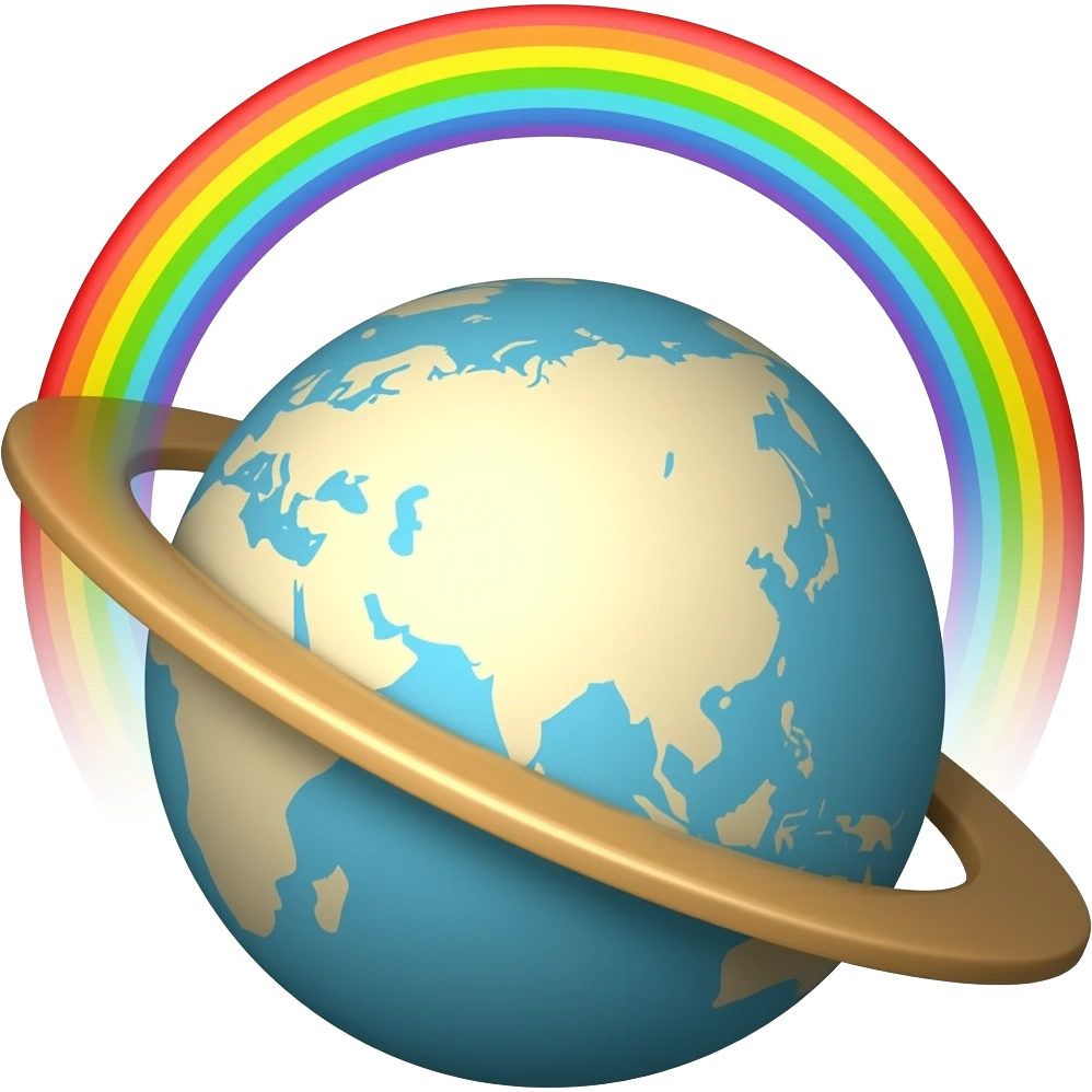 🪐🌈 emoji