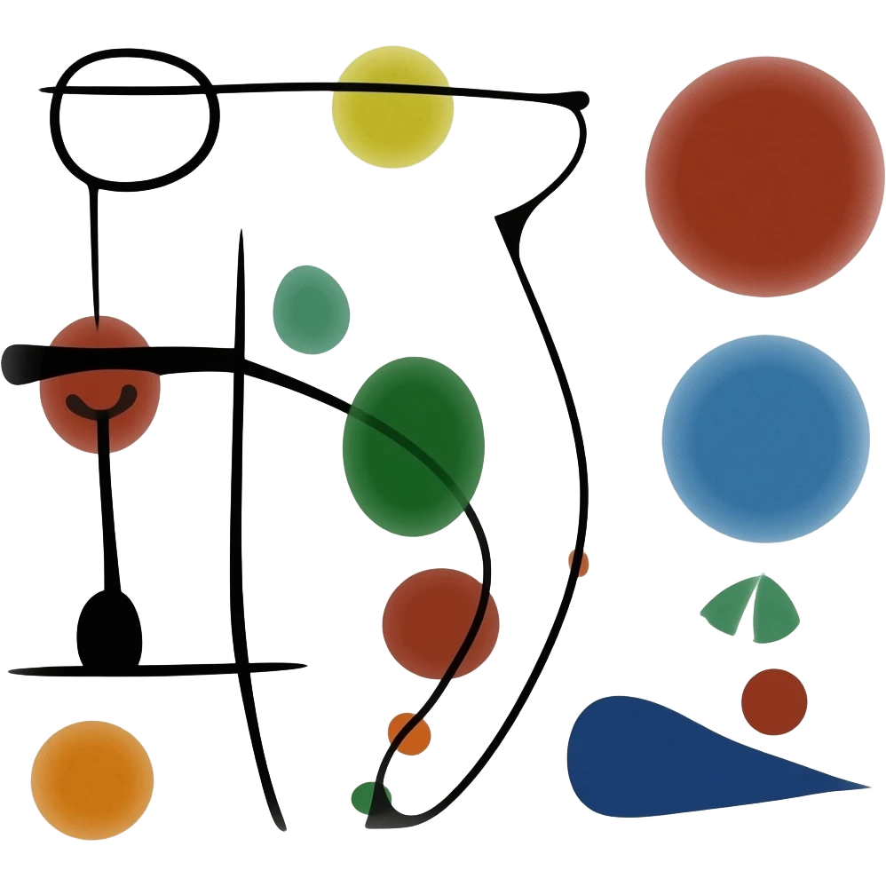 abstract pattern miro like emoji