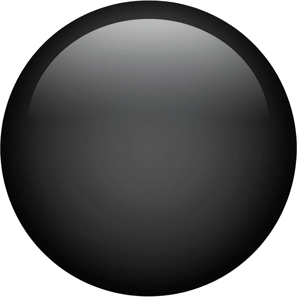 black circle emoji