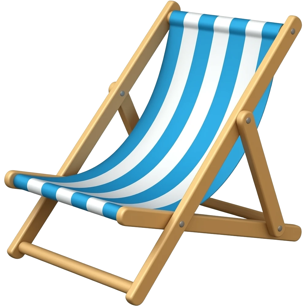 summer deckchair emoji