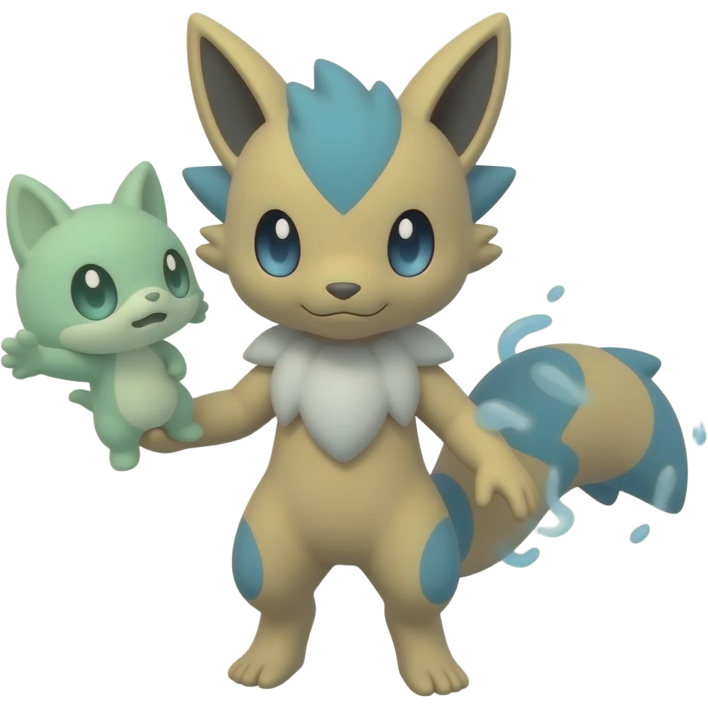 Luxray-Manectric-Sprigatito-Shaymin-Shinx-Fakémon-hybrid emoji