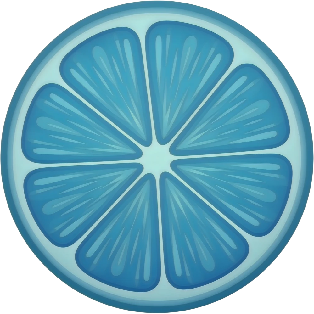 blue lime emoji