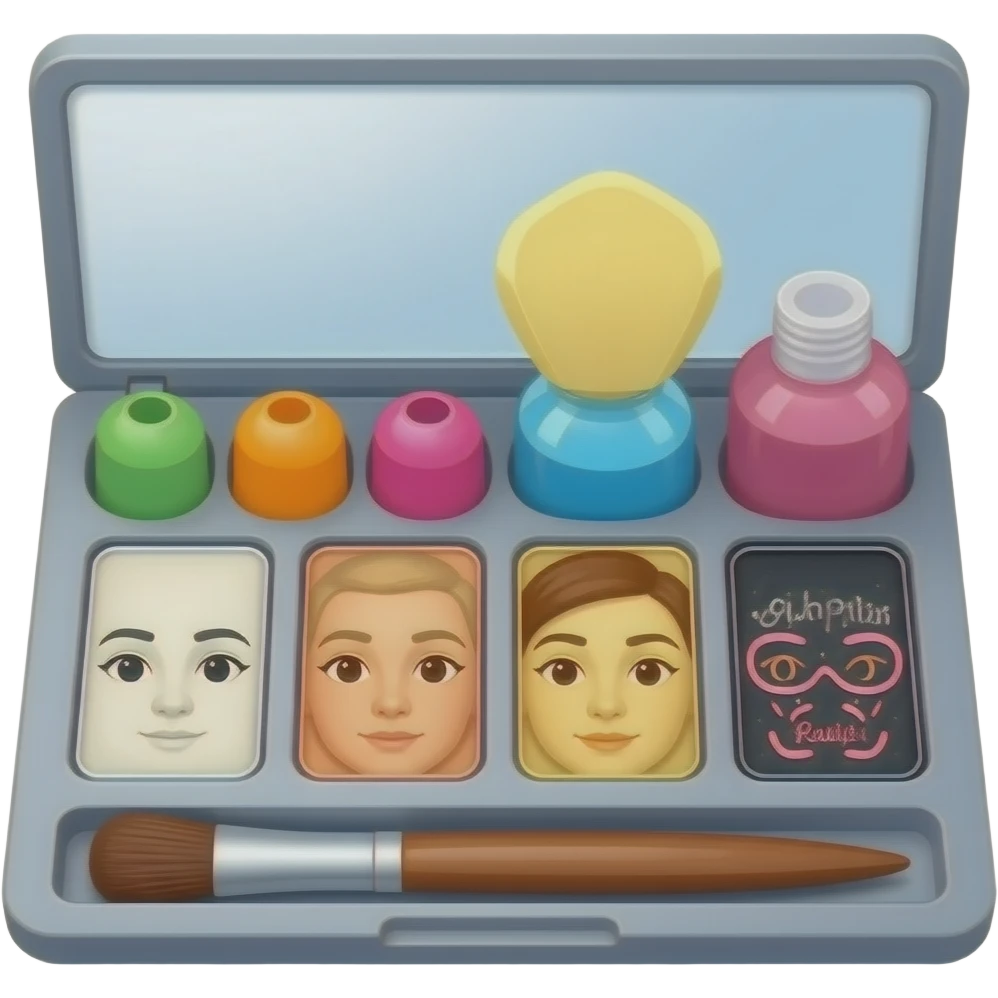 Face paint kit emoji