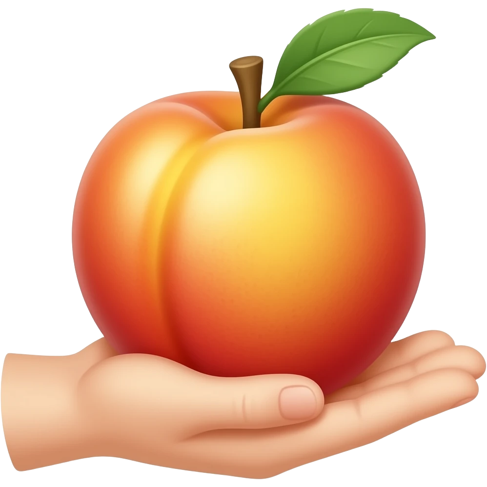 🍑🤚✋ emoji