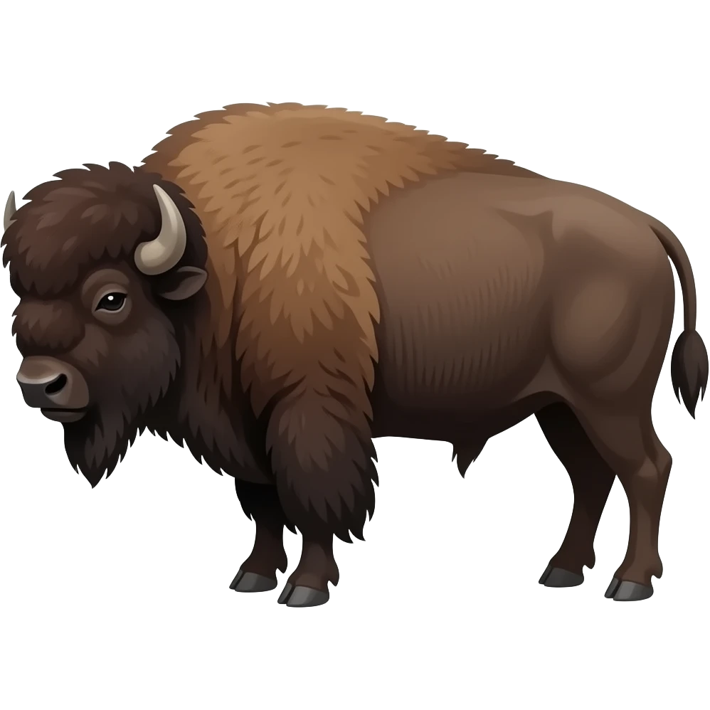 Create a ancient bison emoji