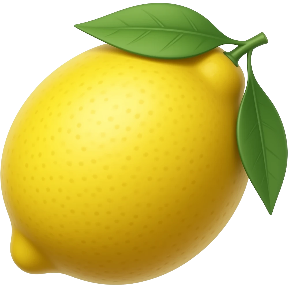 Un limón emoji