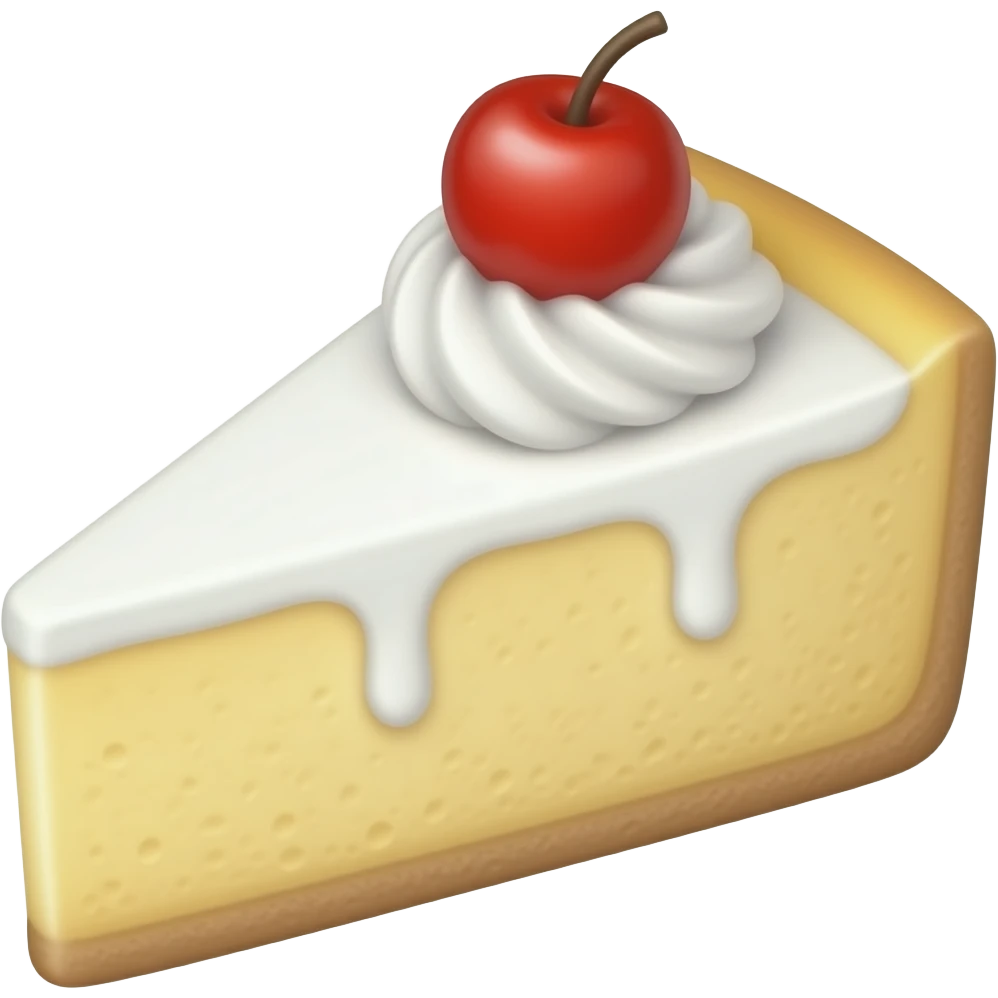 white cheesecake emoji