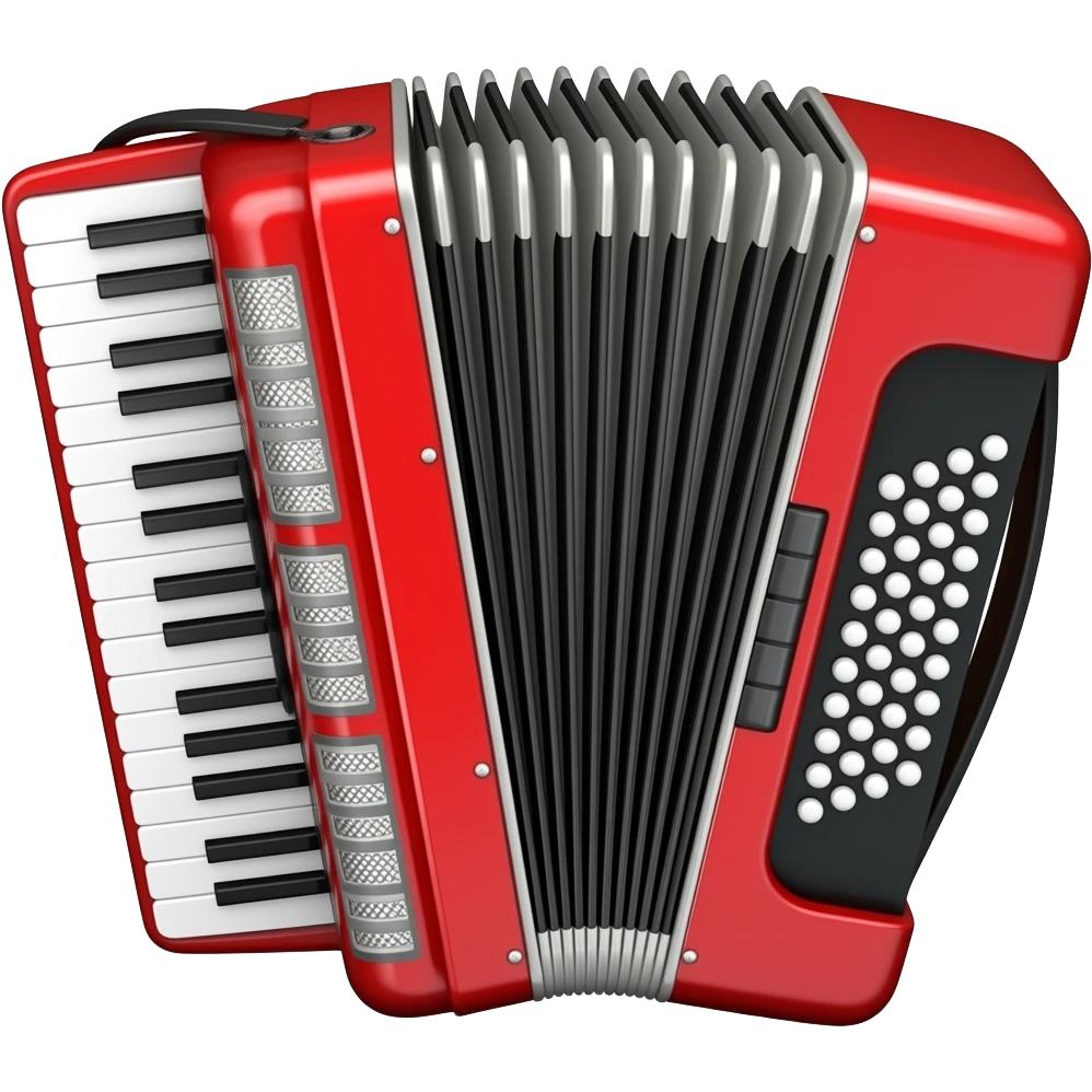 Create an emoji of a 31-button diatonic accordion. emoji