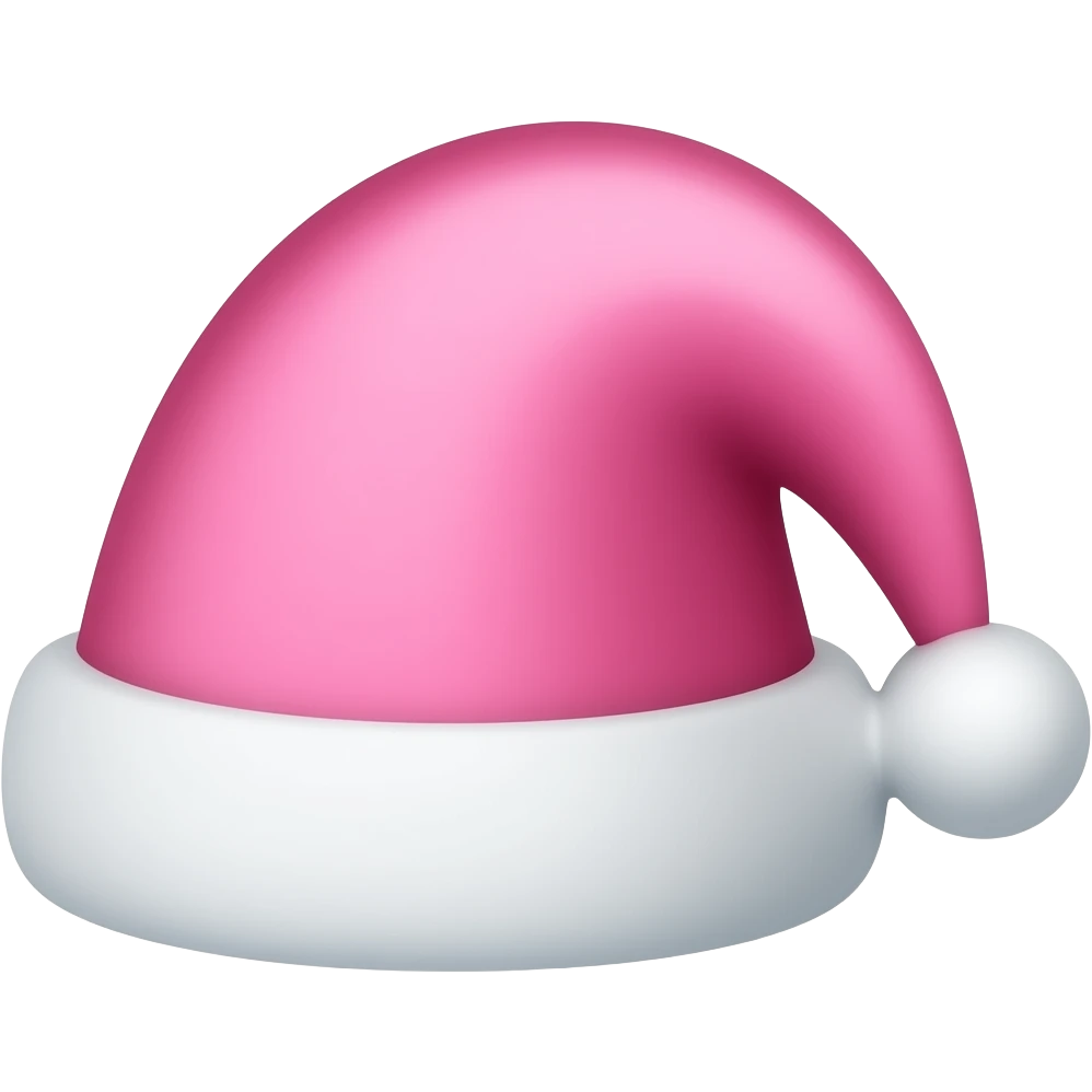 Розовая праздничная шляпа emoji
