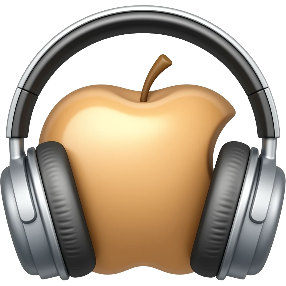 appple headphone emoji
