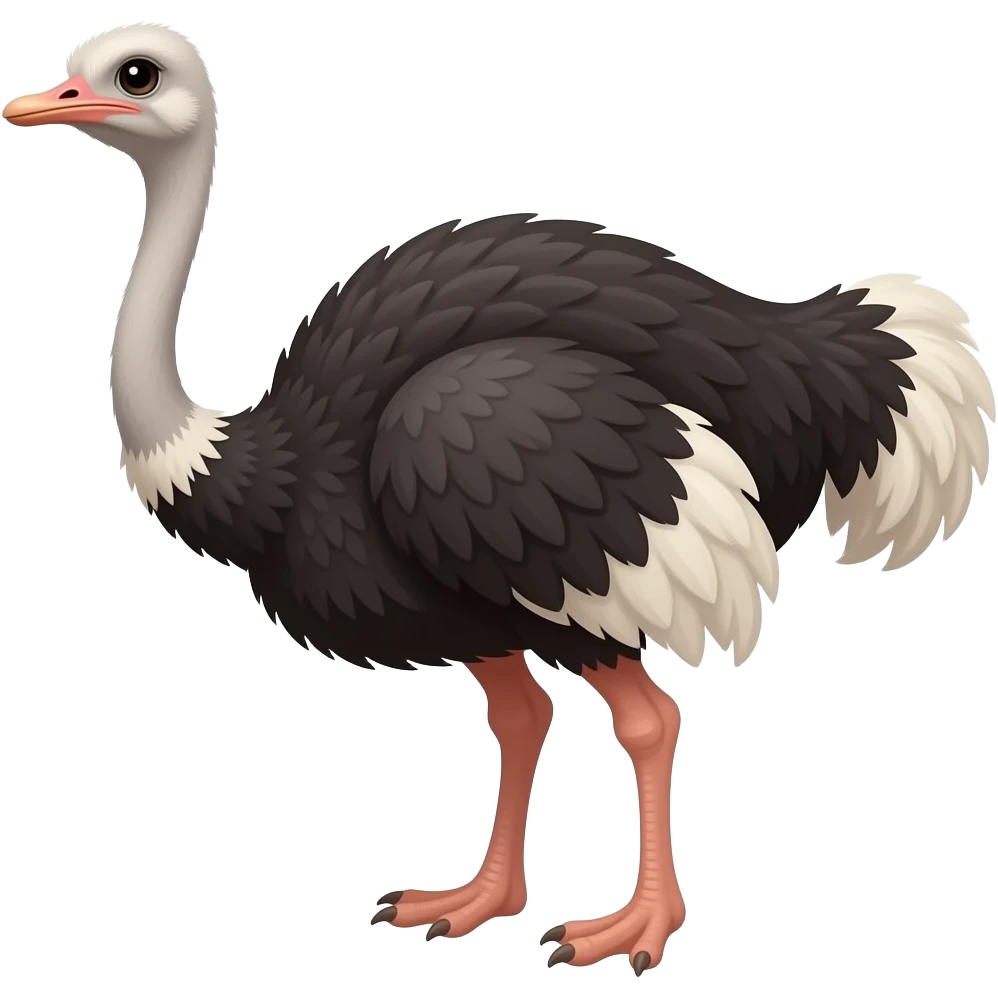 Ostrich emoji