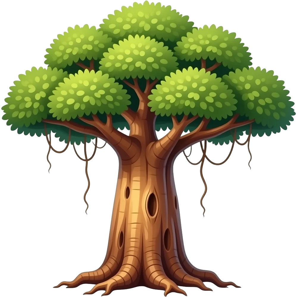Boab tree emoji