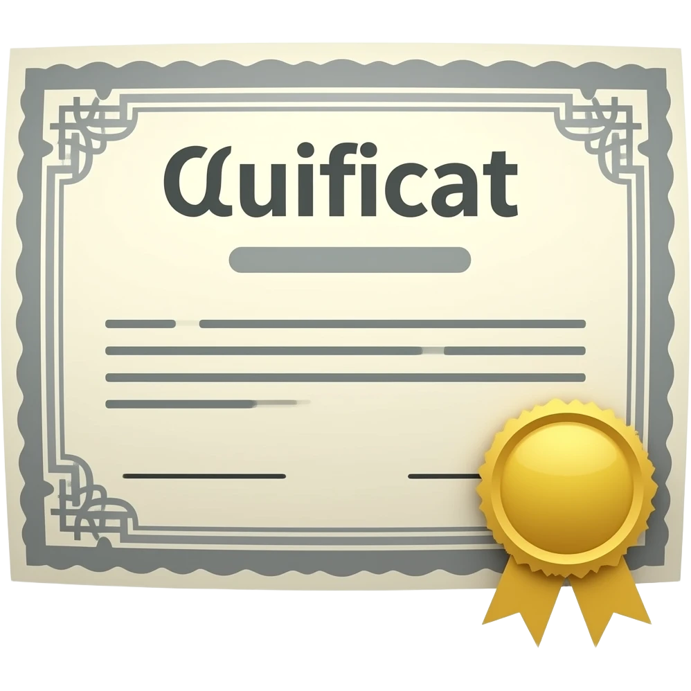 certificate emoji