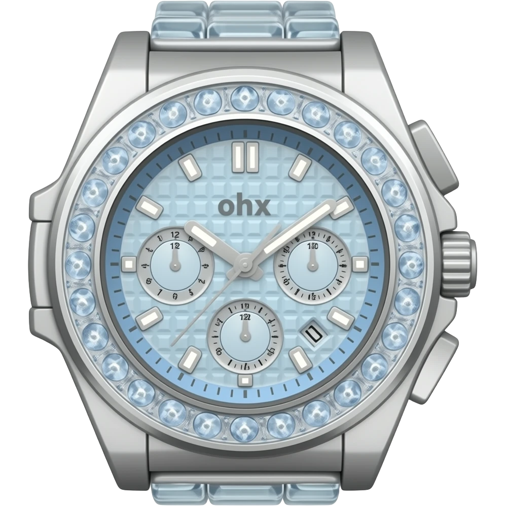 iced out watche emoji