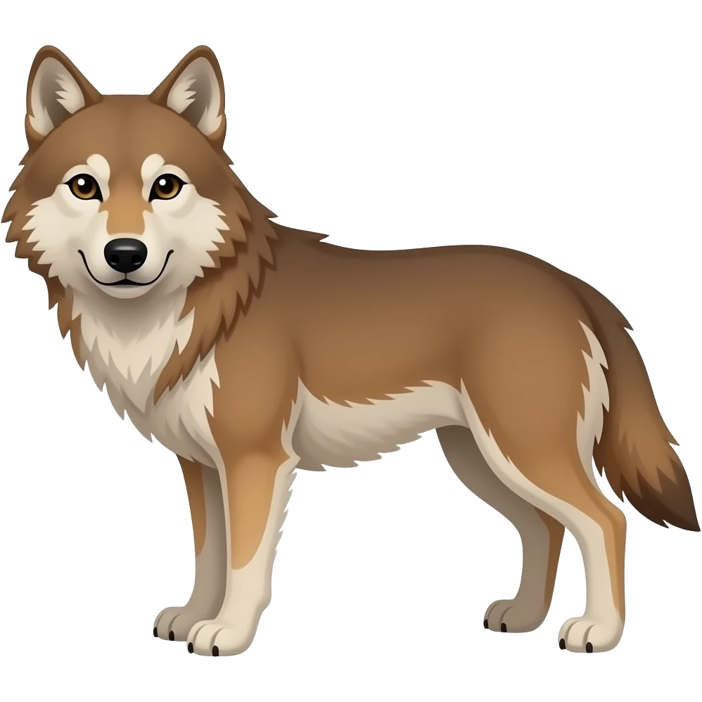 Brauner wolf emoji
