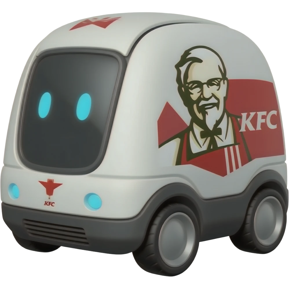 kfc delivery robot emoji